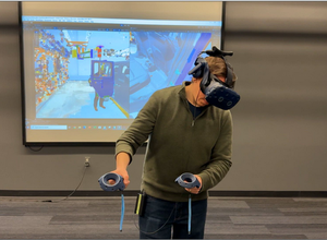 ステランティス仮想現実（VR）ラボにおいて、ビデオゲームやスーパーヒーロー映画の技術を活用した自動車製造の革新に取り組む