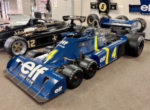 タミヤ本社で保存されている6輪F1マシン「タイレルP34(Tyrrell P34)」