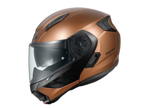 オージーケーカブトのシステムヘルメット『RYUKI』の新色「フラットブロンズ」