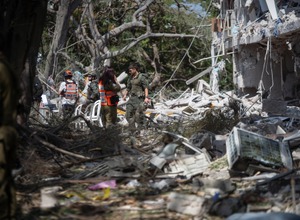 イランからの空爆を受けたイスラエル（6月22日）