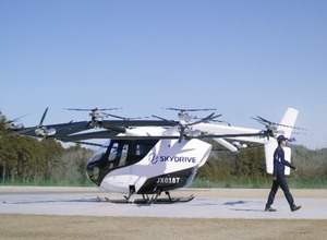 SkyDriveの空飛ぶクルマ
