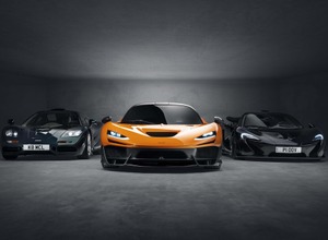 マクラーレン「1」シリーズ。左からF1、W1、P1