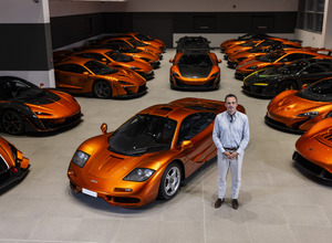 マンスール・オジェ氏が保有するマクラーレンのスーパーカーコレクション