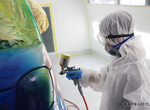 塗装体験が大人気! 自動車整備体験イベント「ジュニアメカニック2025@福岡」