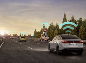 VWの「Car2X」搭載車