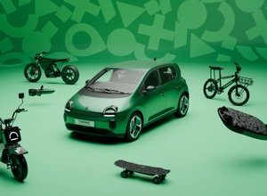 2000年頃フランスRenault 掛時計deadstock 箱付twingo Renault Twingo
