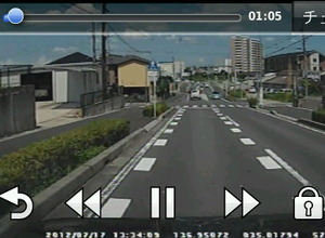 録画された映像を2582Rで再生することも可能だ。
