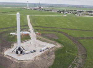 テキサス州の飛行試験場での「F9R」試験機。写真は7月に撮影されたもの。