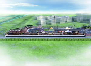 佐野のわたし駅のイメージ。12月22日に開業することが決まった。
