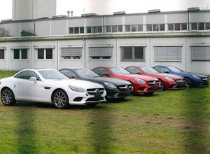 メルセデスベンツ SLC スクープ写真