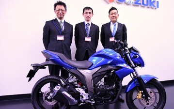 【スズキ ジクサー】狙いは若年層、ベストバランスのエンジンは日本でも通用する…チーフエンジニア談 画像