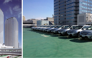 三井不動産、テナント企業向けカーシェア開始…オフィスビル駐車場にスバル ハイブリッド を10台設置 画像