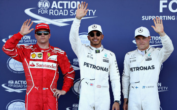 【F1 アゼルバイジャンGP】ハミルトン2戦連続ポールポジション、歴代PP記録単独2位に 画像