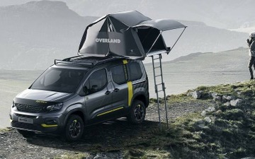 プジョーの新MPV、リフター に冒険コンセプト…ジュネーブモーターショー2018で発表へ 画像