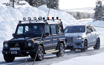 「G55」が緊急レスキュー!AMG GLE63 開発車両のトラブルを救う 画像
