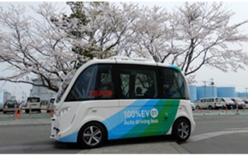SBドライブ、福島原発での自動運転EVバスの運行をサポート 画像