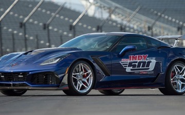 シボレー コルベット 新型に755hpの ZR1…インディ500史上最強のペースカーに 画像