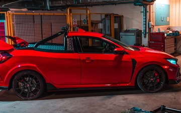 ホンダ シビックタイプR 新型、ピックアップトラックに変身?…ニュルアタックも検討中 画像