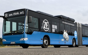 ZF、バスやトラックの電動化技術を発表…モーターは最大トルク449kgm 画像