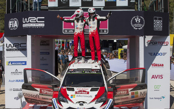 【WRC 第10戦】トルコで1-2フィニッシュ、トヨタ3連勝で今季4勝目…マニュファクチャラー王座争い首位に浮上 画像