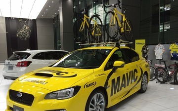 富士重新社屋で自転車トークイベント…MAVIC仕様のWRXも展示 画像