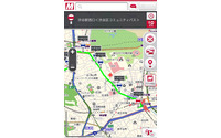 スマホ向けMapFan、対応バス路線に都内コミュニティバスなど112路線を追加 画像