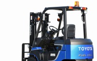トヨタなど、風力発電で製造した水素をFCフォークリフトへ供給する実証を開始 画像