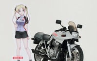 「ばくおん!!」等身大POPと写真撮影も…バイク王でスタンプラリー開催中 画像
