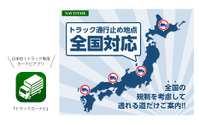 【ジャパントラックショー16】ナビタイム、トラック専用カーナビアプリなど展示 画像