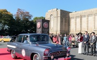 日米欧のクラシックカー100台、神宮外苑に集結…パレードも 11月26日 画像