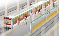 近鉄、大阪阿部野橋駅に「ロープドア」 2017年度に試験 画像
