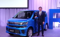 【スズキ ワゴンR 新型】鈴木社長「常に軽の真ん中にあるクルマ」 画像