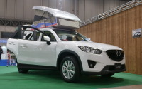 【キャンピングカーショー2017】中古車ベースで CX-5 を車中泊仕様に…マツダ E&T 画像