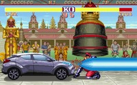 C-HR から謎のビームが発射!? ストリートファイター II との衝撃コラボムービー公開 画像