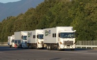 トラックの隊列走行、新東名で公道実験 2018年1月から 画像