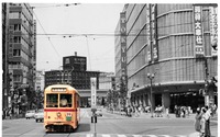 さよなら都電7000形、銀座~日本橋間で記念ラッピングバス運行 3月24~26日 画像