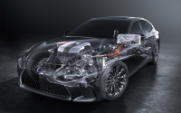 【ジュネーブモーターショー2017】レクサス LS500h 新型、マルチステージハイブリッド搭載して登場予定 画像