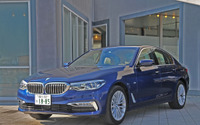 【BMW 5シリーズ 試乗】7シリーズ にせまる高級感、523dラグジュアリー…諸星陽一 画像