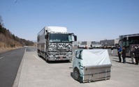 大型トラックADAS機能を体験、AMT、緊急ブレーキ、前車追従など…三菱ふそう スーパーグレート 新型 画像
