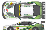 【SUPER GT】アイカーズ、ベントレー コンチネンタル GT3 のカラーリングを発表 画像