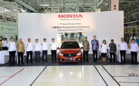 ホンダ、インドネシア四輪生産100万台の記念式典…倉石副社長「常に重要市場」 画像