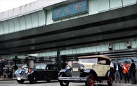 名橋日本橋にクラシックカーを展示…ジャパン・クラシック・オートモービル開催 画像