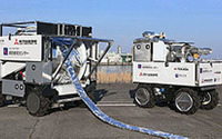 三菱重工、放水砲ロボットとホース延長ロボットの試作機開発…自動運転機能を装備 画像