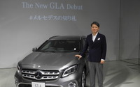 【メルセデスベンツ GLA 改良新型】メルセデス・ベンツ日本の上野社長「新型 GLA は切り札」 画像