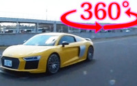 【360度 VR試乗】レース直系の性能はホンモノか…アウディ R8 V10プラス 画像