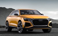 アウディ Q8 スポーツコンセプト、ライトウェアの車載コネクト技術採用 画像