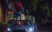 アウディ A8 新型、映画『スパイダーマン』最新作に起用…自動運転も披露 画像