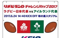 ラグビー日本 vs アイルランド戦で京王電鉄ヘッドマーク列車…駅も装飾 画像