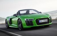 【グッドウッド2017】アウディ R8 スパイダーに610馬力の「V10プラス」…最新コネクト搭載 画像