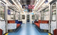 モチーフは「4つの橋」…大阪市営地下鉄四つ橋線23系が車内デザインを一新 画像